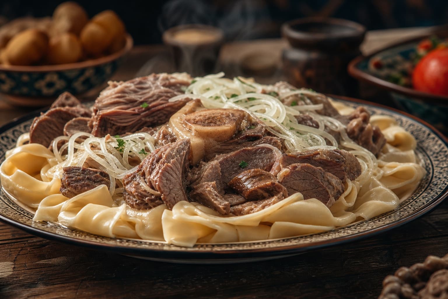 Beshbarmak — The Kazakh Feast