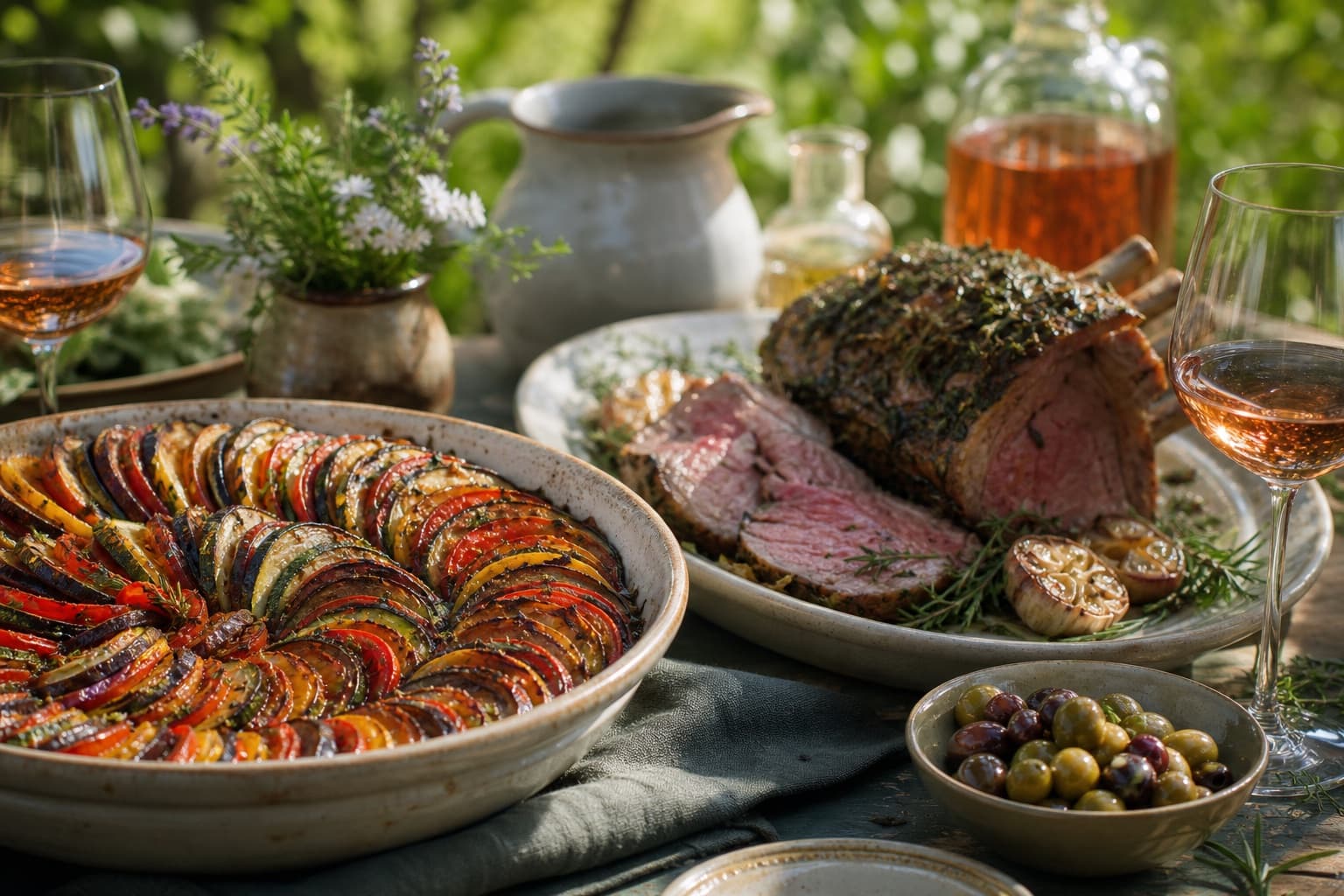 A Provençal Garden Dinner